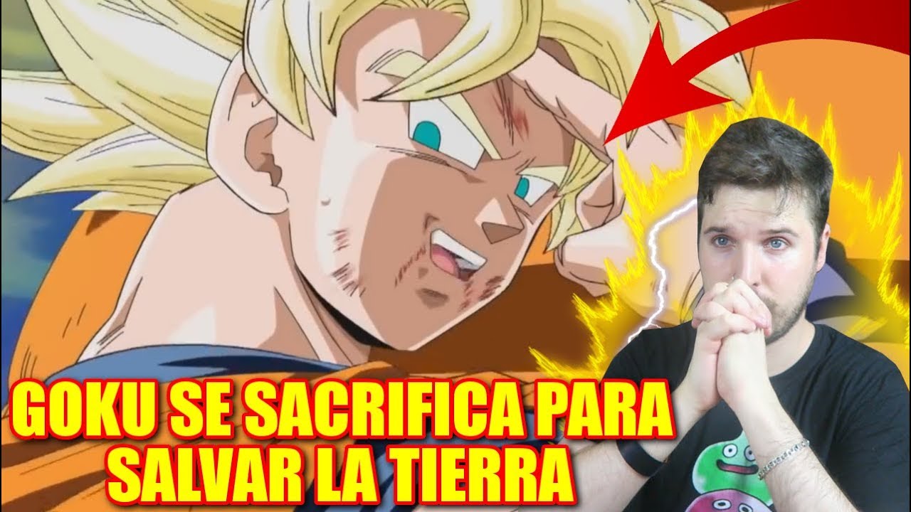 ESPAÑOL REACCIONA A DRAGON BALL LATINO 😇 GOKU SE SACRIFICA PARA SALVAR LA TIERRA