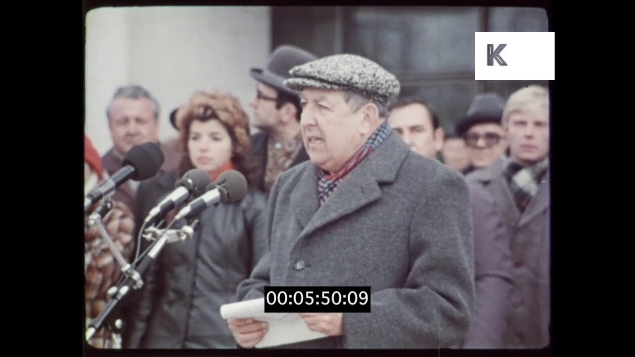 1980s Moscow Peace Protest, Speeches, Cold War