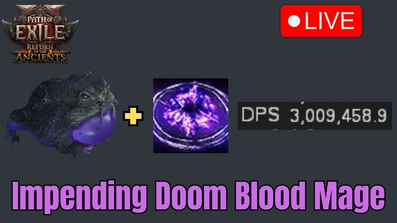 Impending Doom Blood Mage is looking Good! | Mapping/Crafting | POE 2 0.5