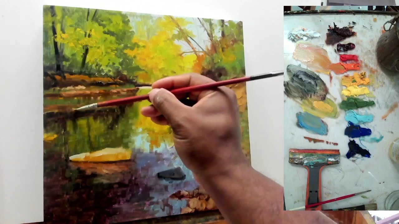 Steven Walker Studios - Creek Oil Painting