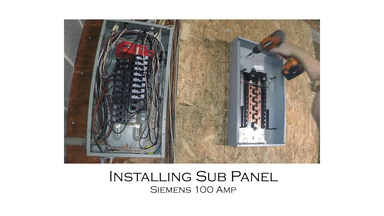 How to Install an Electric Sub Panel and Tie-In to Adjacent Main Panel from Start to Finish