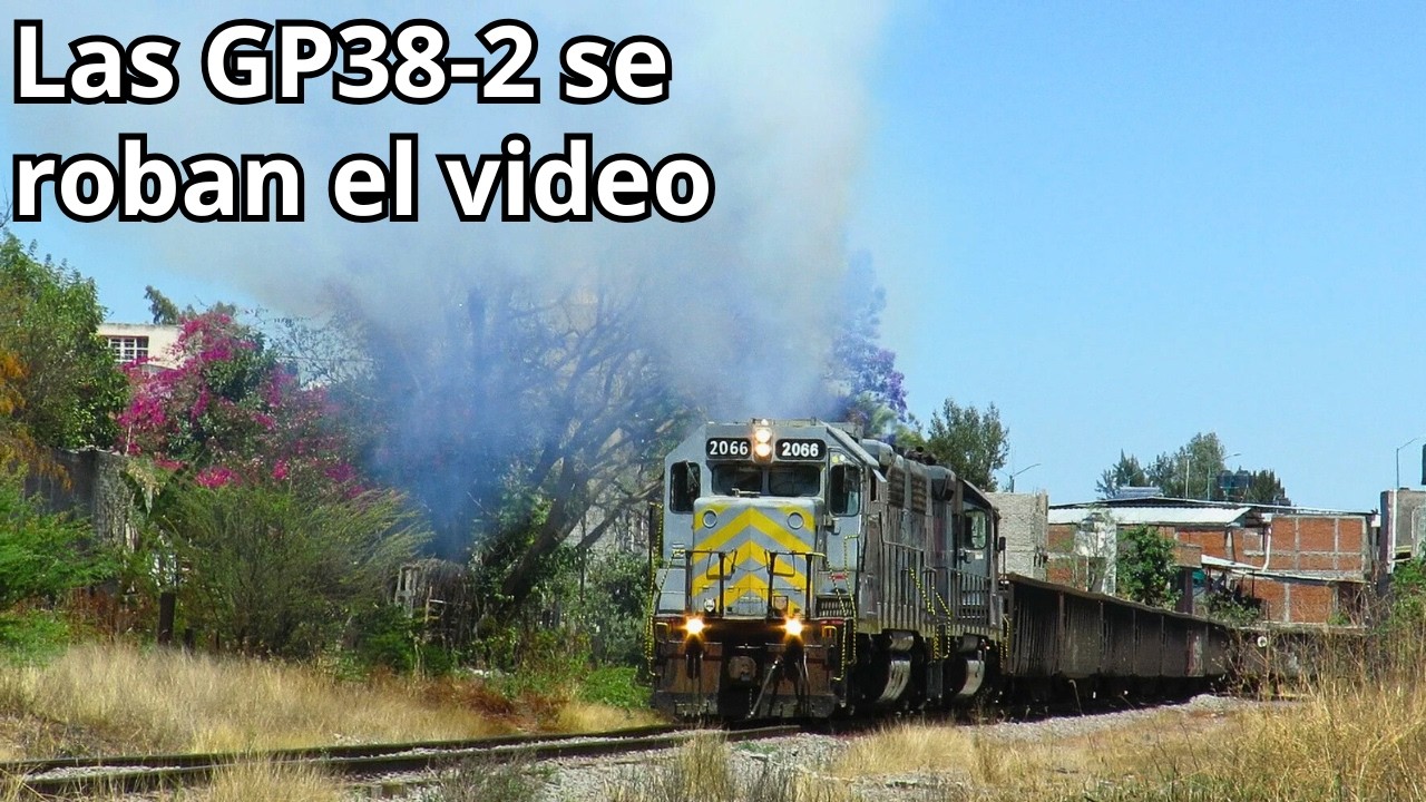🚂 Maniobras en la Y con GP38-2, remotas y sorpresa miscelánea | Trenes en Morelia
