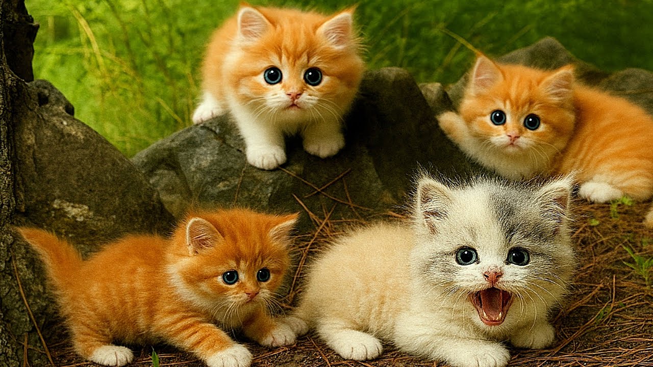 Tiny Kittens First Time Playing Outside | Cutest Outdoor Moments! 