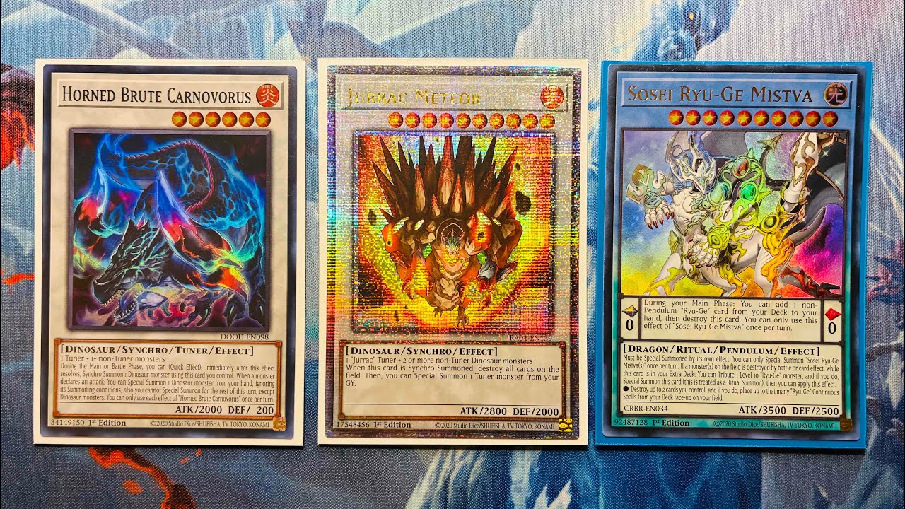 Профиль колоды Jurrac Ryu Ge - Post DOOD Yu-Gi-Oh 🦖 🐉