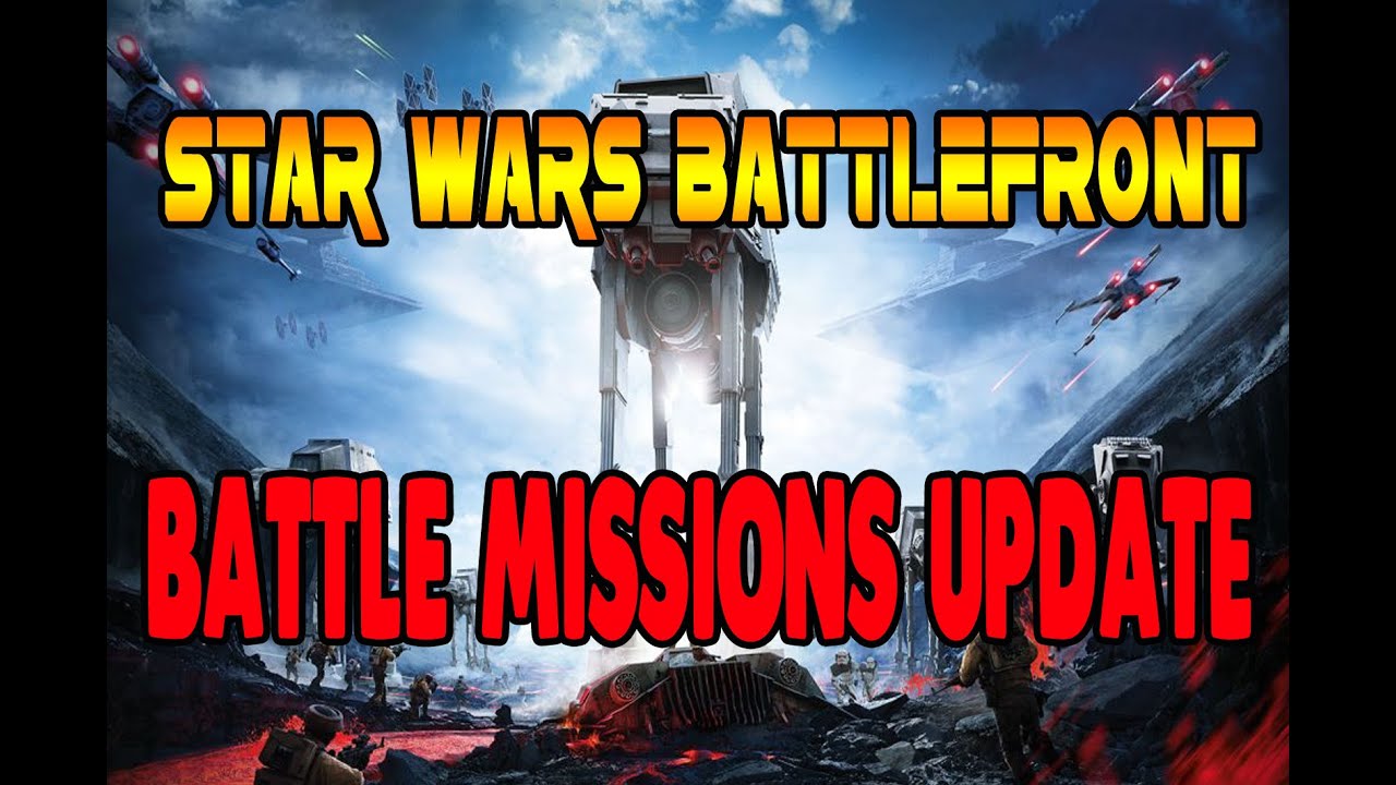 Star Wars Battlefront | Battle Missions Solo Master and Unstoppable Update