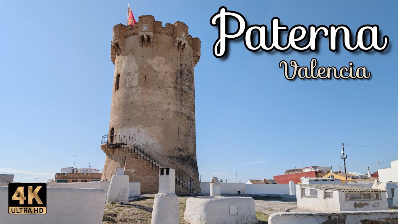 Paterna (Valencia) | Walking Tour Spain 4K