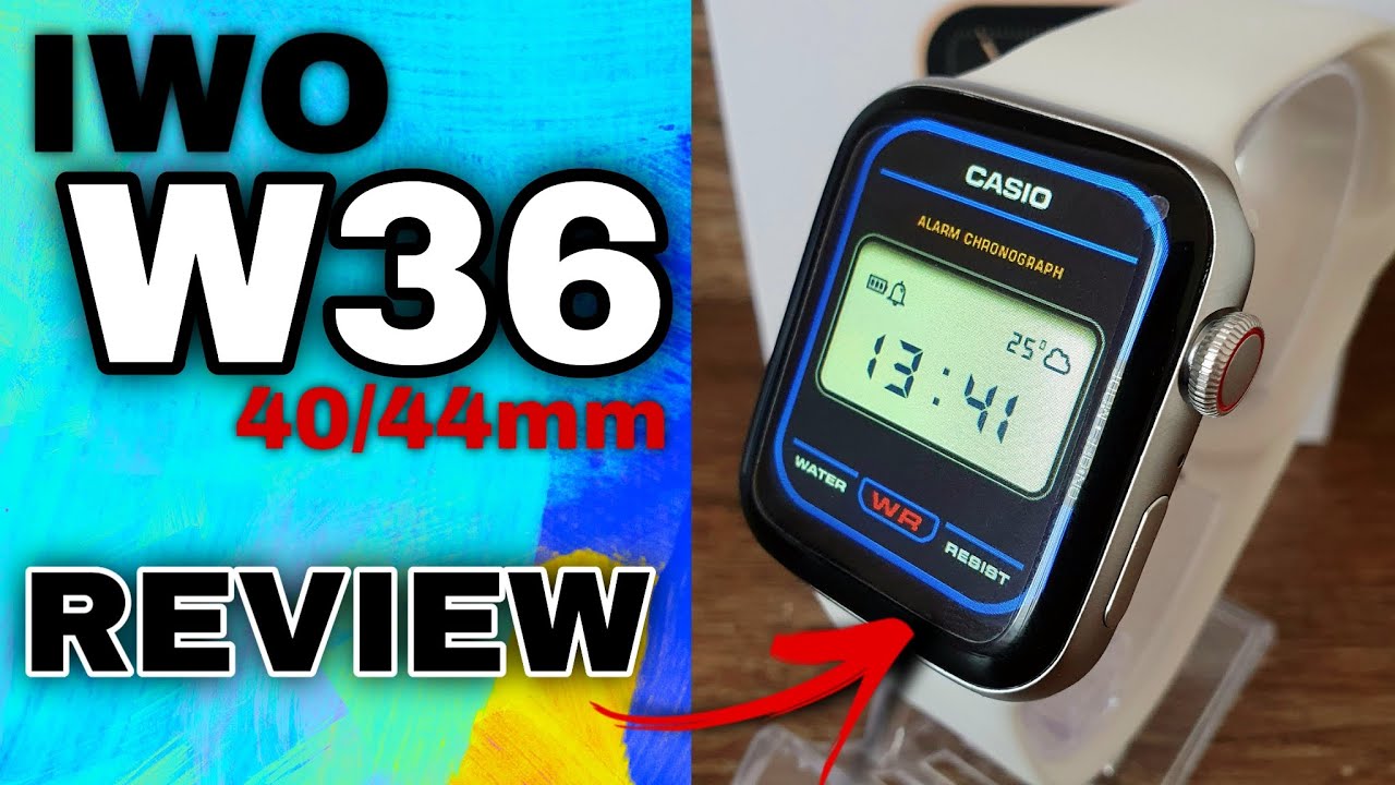 REVIEW IWO W36 Smartwatch Unboxing e Primeiras impress&otilde;es, &Eacute; BOM MESMO? Instala Watch Faces? PT BR