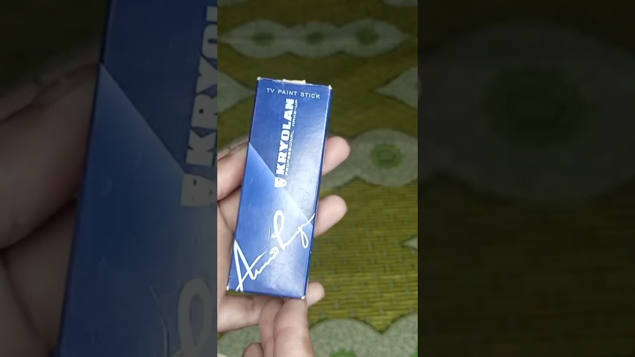 kryolan tv paint stick review - how to differentiate original kryolan stick vs fake kryolan stick