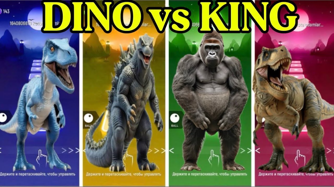 DINO vs KING KONG?! 🦖🦍