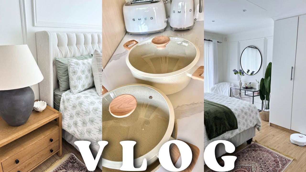 VLOG || DIARY OF A HOME MAKER || NEW COOKWARE || MASTER BEDROOM & BATH RESET || BAKING AND MORE ||