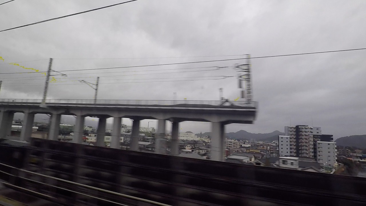東海道新幹線・新大阪発 東京行き ひかり654号車窓(右側)　2026年3月3日