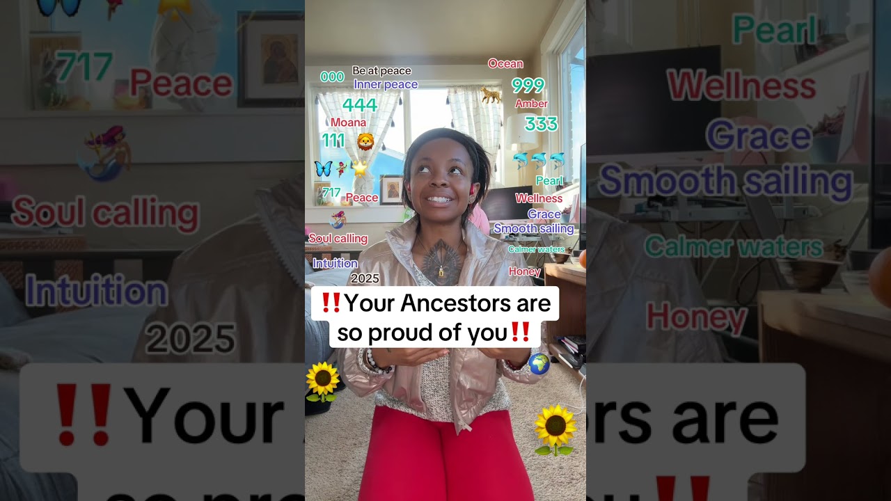 Your Ancestors Are Proud of You (the reason why)
