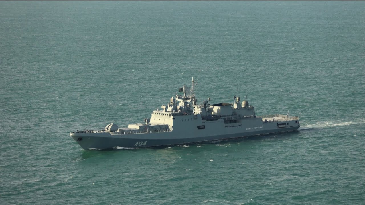 Russian warship fires warning shots at UK-flagged yacht