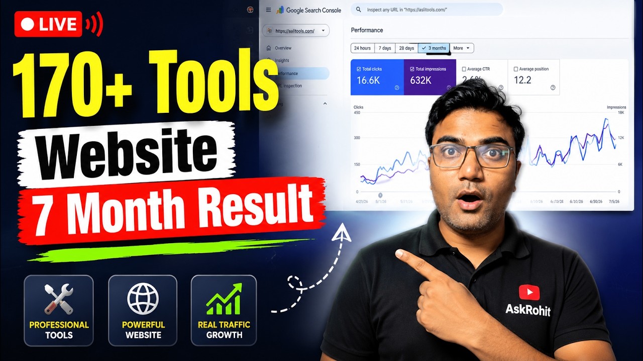 He Created 170+ Tools... Here's His 7-Month Result!