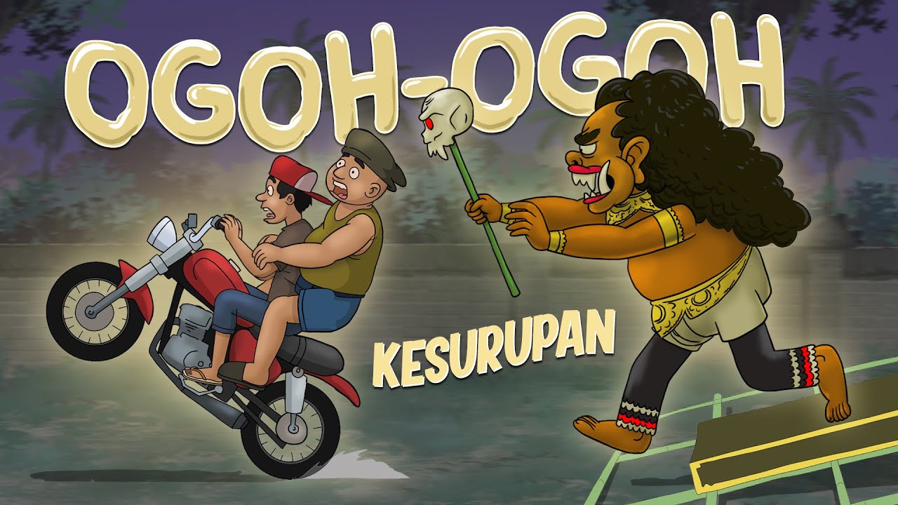 KARTUN LUCU - OGOH-OGOH TIBA-TIBA HIDUP DAN KESURUPAN MAU MEMANGSA PEMBUATNYA