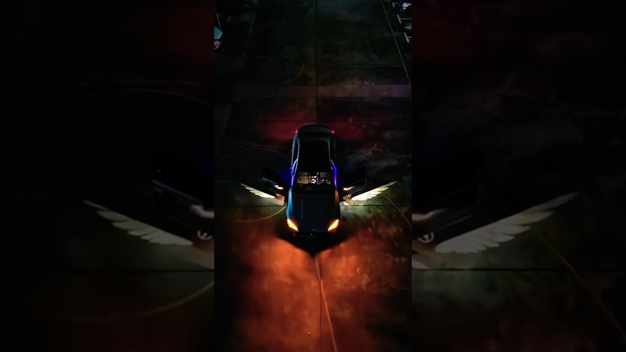 Angel Wing Car Mirror Welcome Projector Light | Car Wings Light 