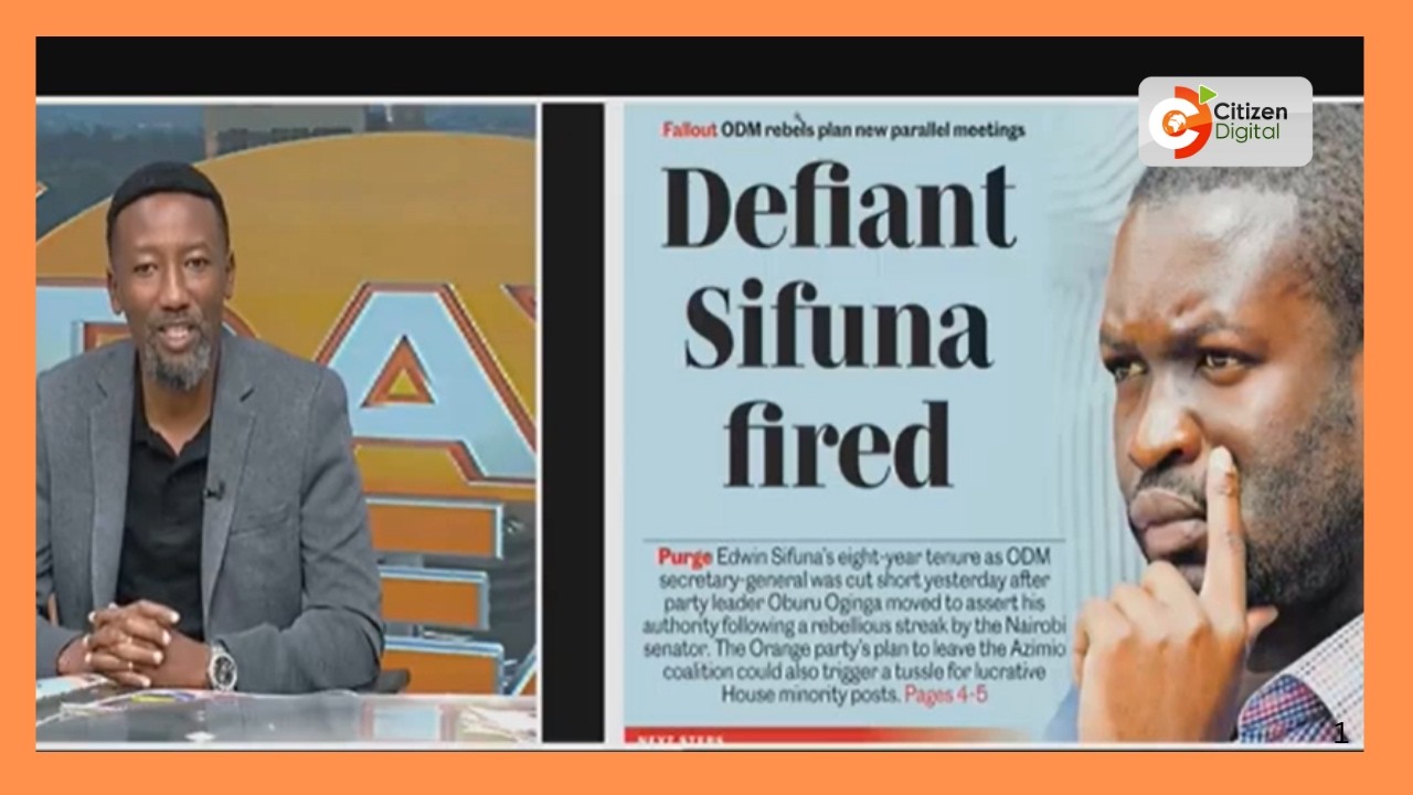 MP Leo Wa Muthende:  Sifuna has made a grave mistake by walking away from ODM
