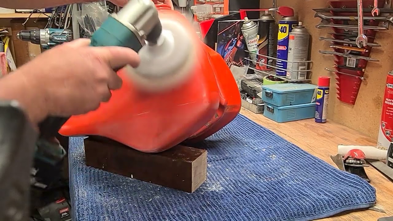 1986 Honda XR 600 plastic fuel tank resto