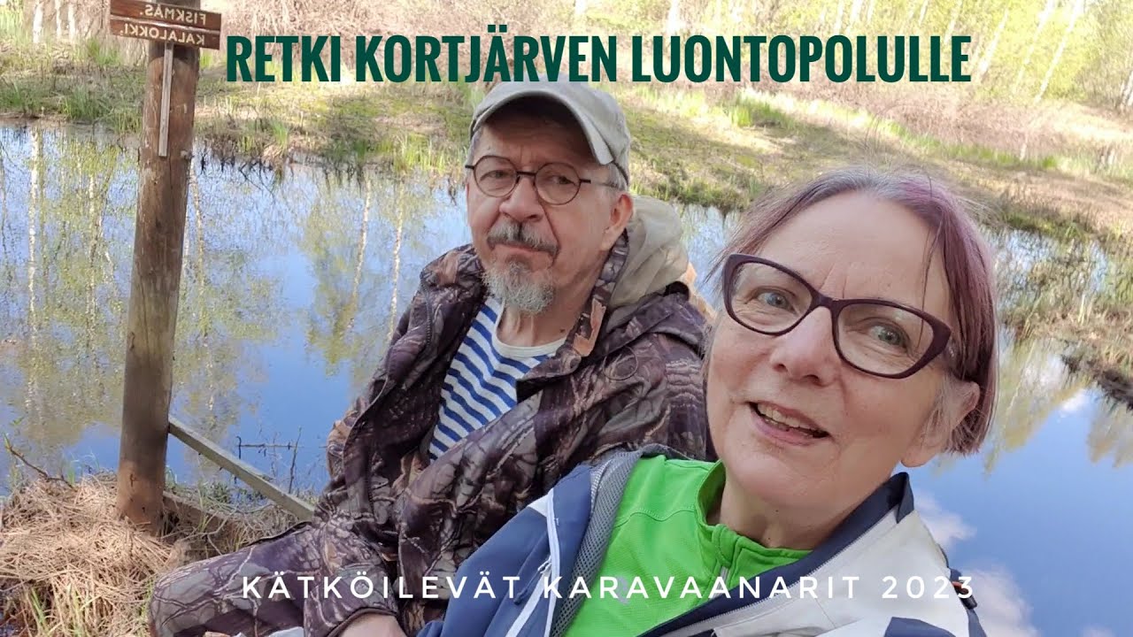 Matkailuauto | Kortjärven luontopolku | Kätköilevät karavaanarit |Geokätköily | Teerijärvi Kortjärvi