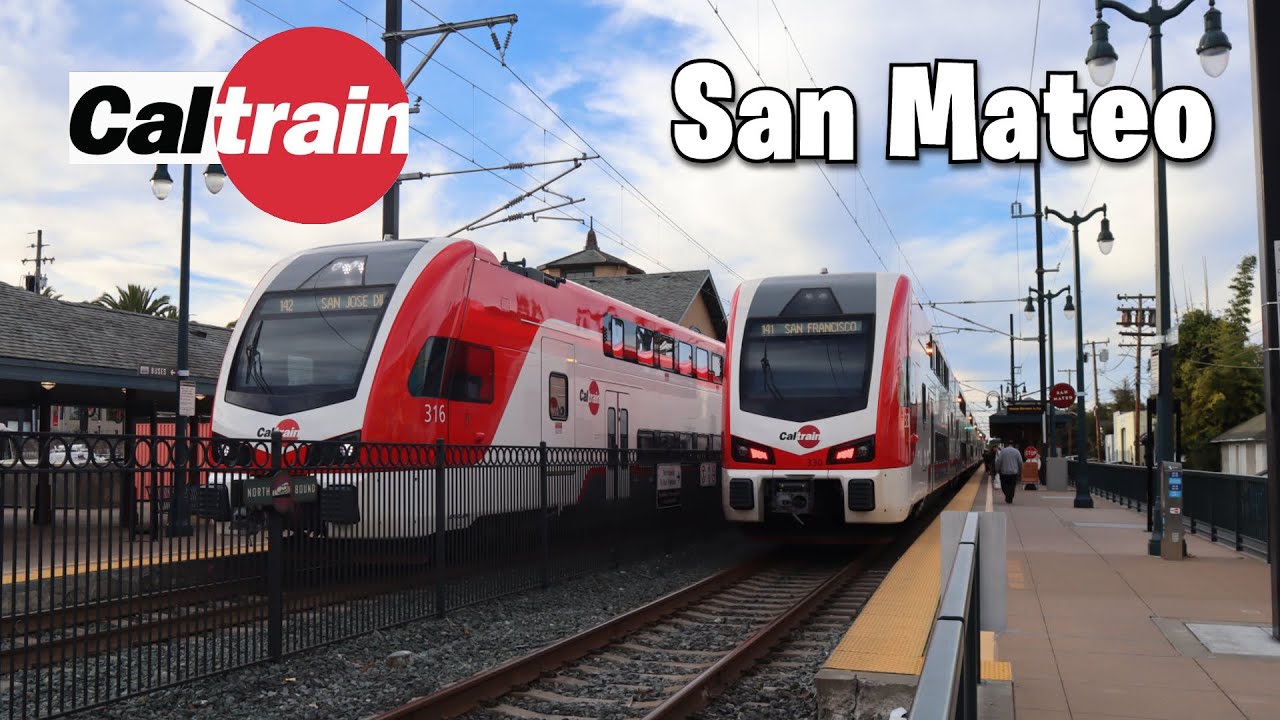 Caltrain at San Mateo Station