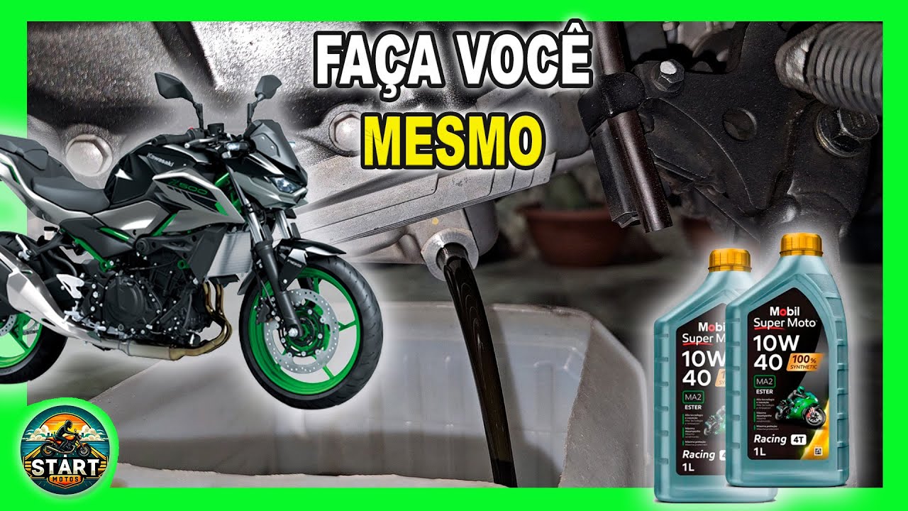 Troca de óleo preventiva Kawasaki Z500