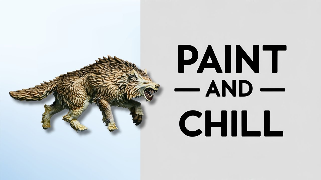 PAINT & CHILL - Fenrisian Wolf - Warhammer 40k Relaxing Painting