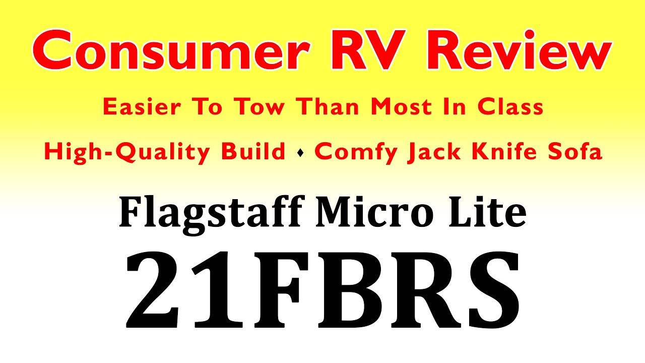 2020 Flagstaff Micro Lite 21FBRS  Review (Rockwood Mini Lite 2109S) - 4k UHD