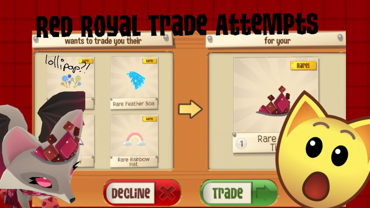 Trade attempts for Red Royal Tiara | ajpw | 2019 | 2020