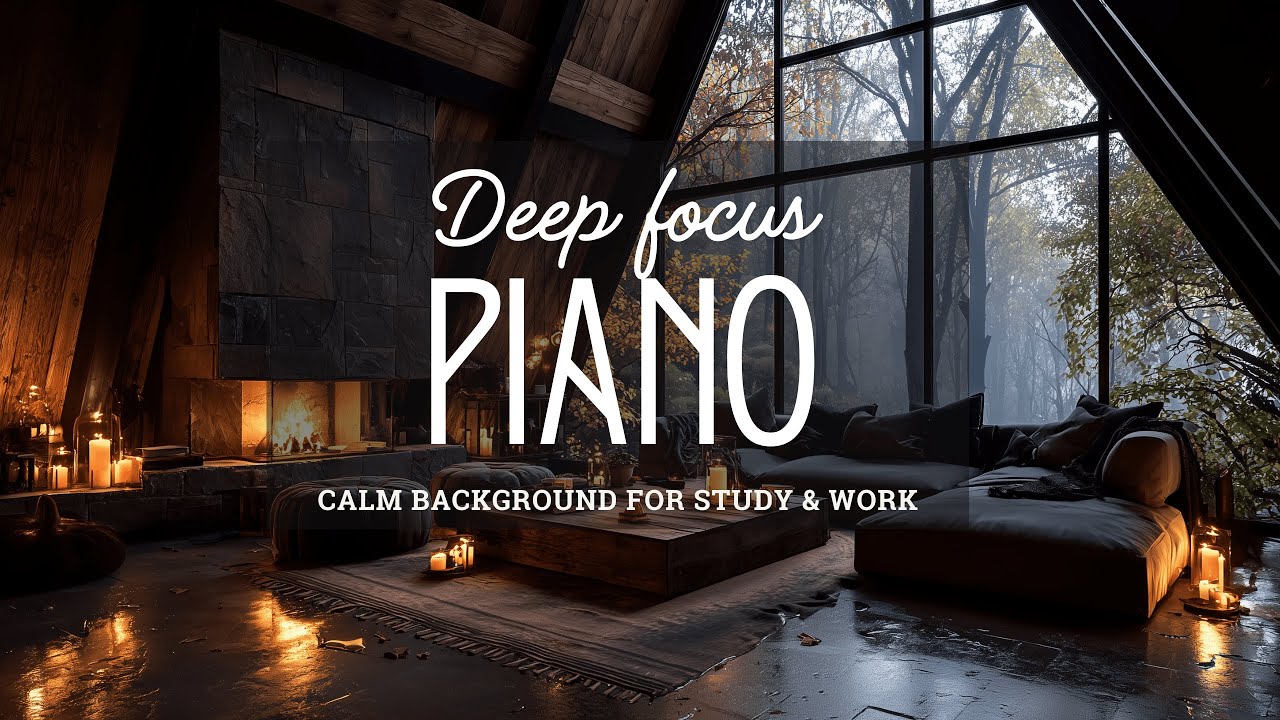 Deep Focus Piano Ambience &ndash; 3 Hours Calm Background Music for Study, Work & Deep Concentration