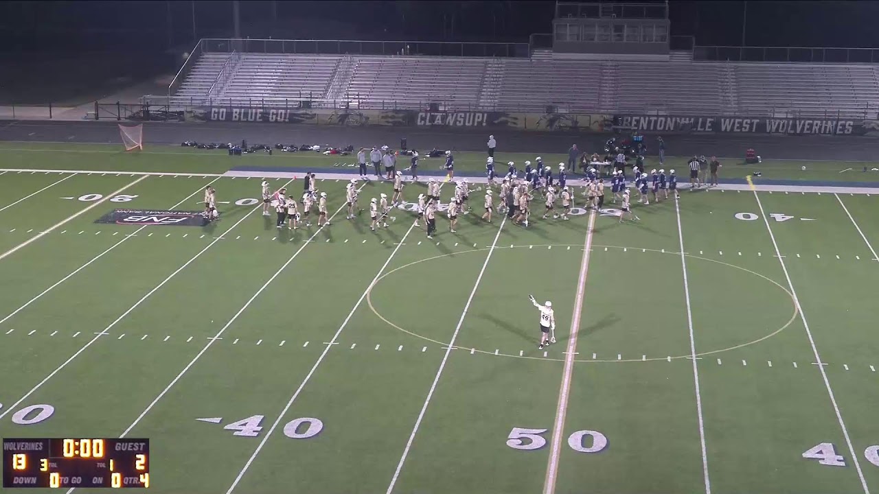 Bentonville High School vs Rogers HS Varsity Lacrosse Mens Varsity Lacrosse