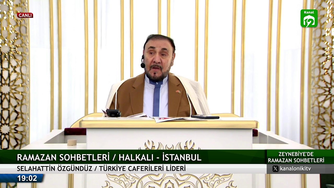 🔴KANAL 12 CANLI YAYIN / ZEYNEBİYE'DE RAMAZAN SOHBETLERİ