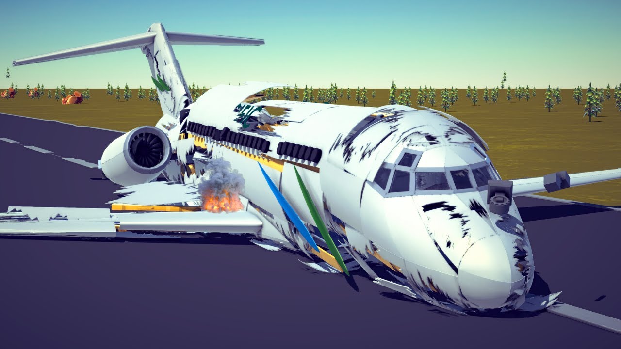 Realistic Fictional Airplane Crashes and Emergency Landings #30 | Besiege