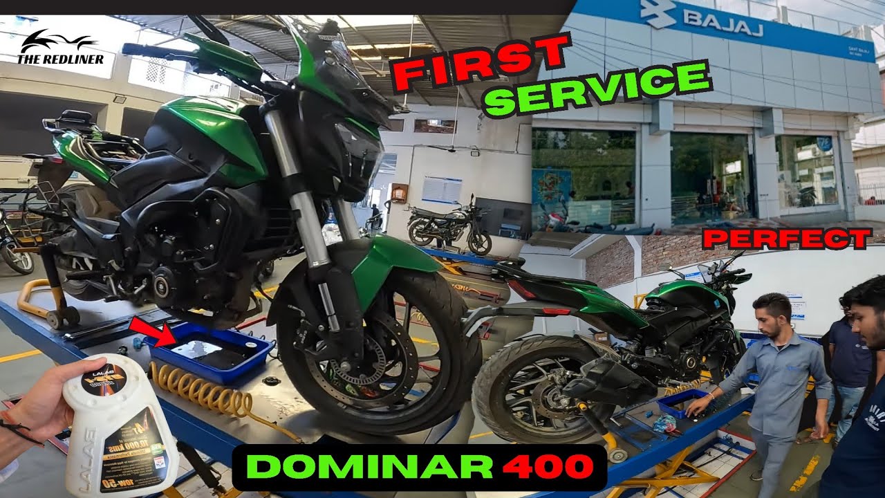 Bajaj Dominar 400 First Service | Vlog | The Redliner
