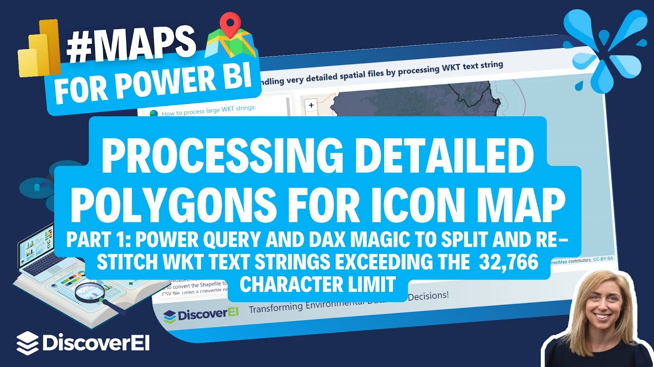 Processing detailed WKT files for Icon Map: Getting around the text character limit in Power BI