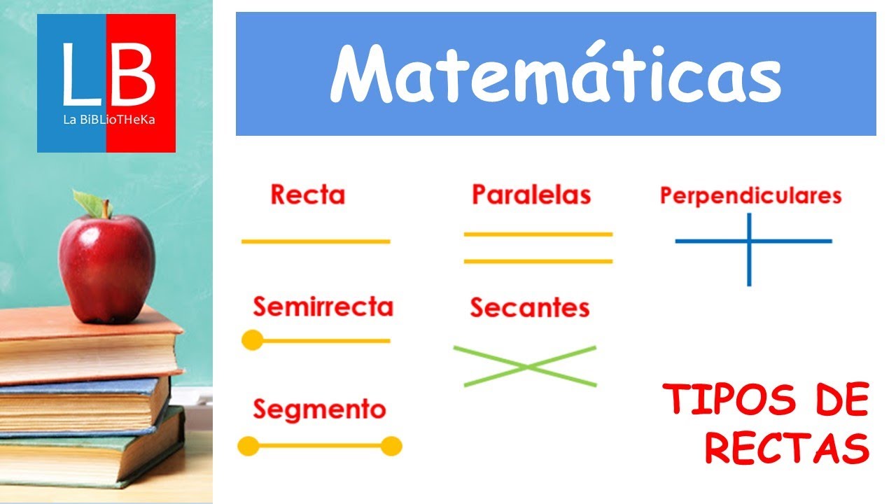 Tipos de RECTAS ✔👩‍🏫 PRIMARIA y SECUNDARIA
