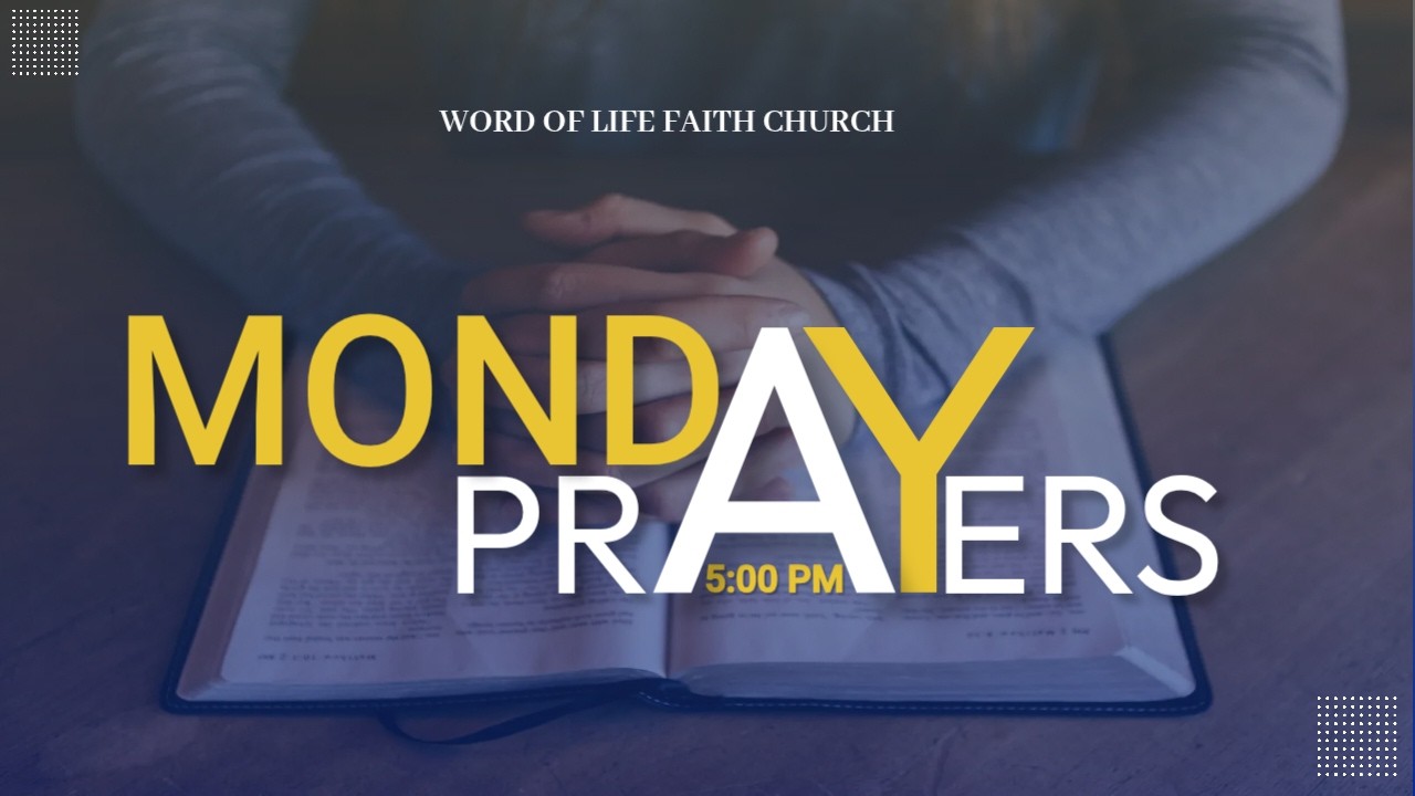 MONDAY PRAYER SERVICE || 9TH MARCH 2026