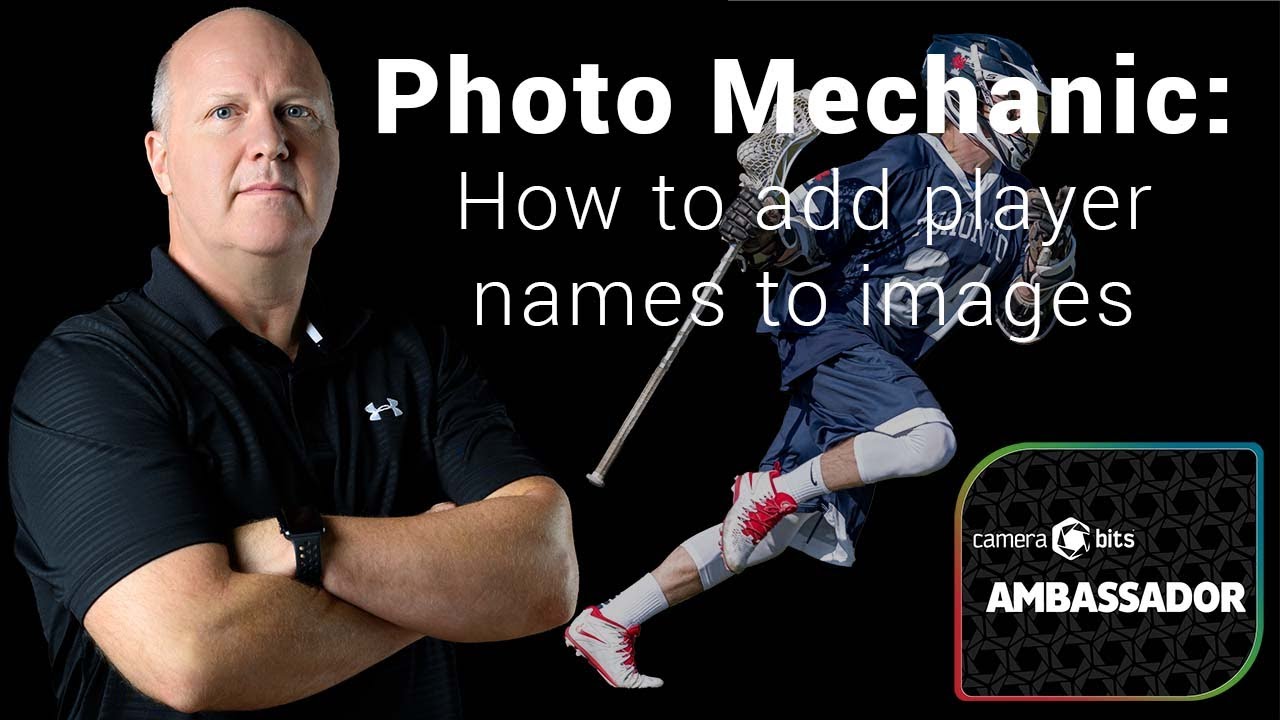 How to Add Player Names in Photo Mechanic - The easiest ways to add player names after a game