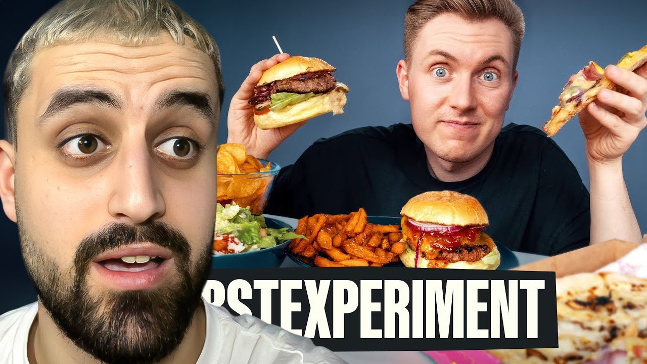JEDEN TAG NUR VON EINER MAHLZEIT LEBEN..?! 🙄🍔