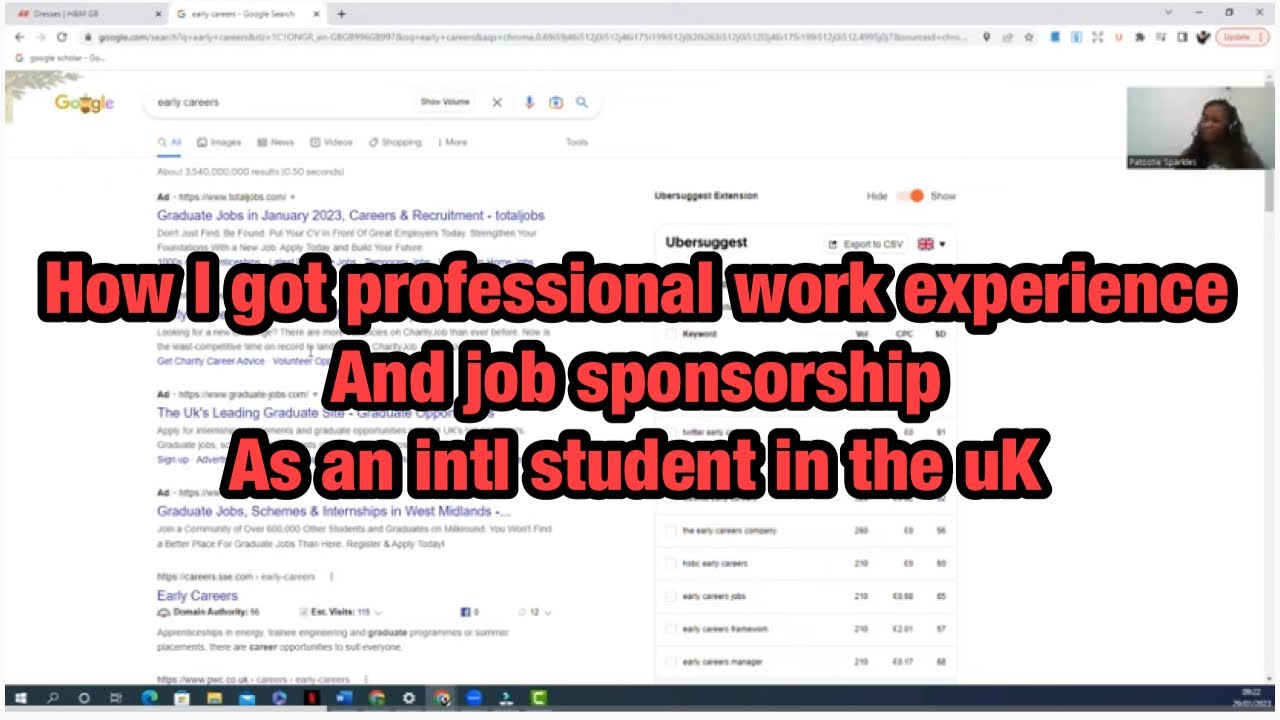 How to get jobs immediately after Uni in the UK! get sponsored jobs, internship, graduate jobs