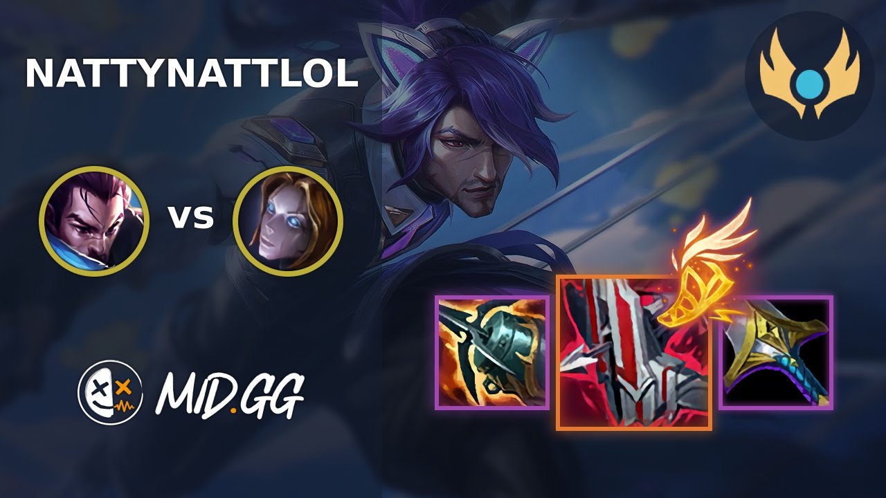 MID.GG: [ NattyNattLoL ] Ясуо на мидлейне против Орианны | EUW CHALLENGER | Сезон LOL 2025