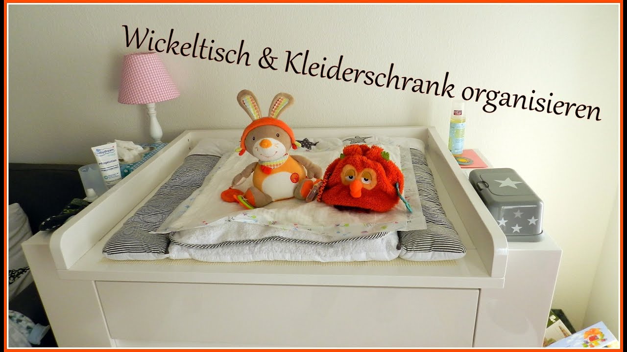 Wickeltisch und Kleiderschrank neu organisieren | gabelschereblog