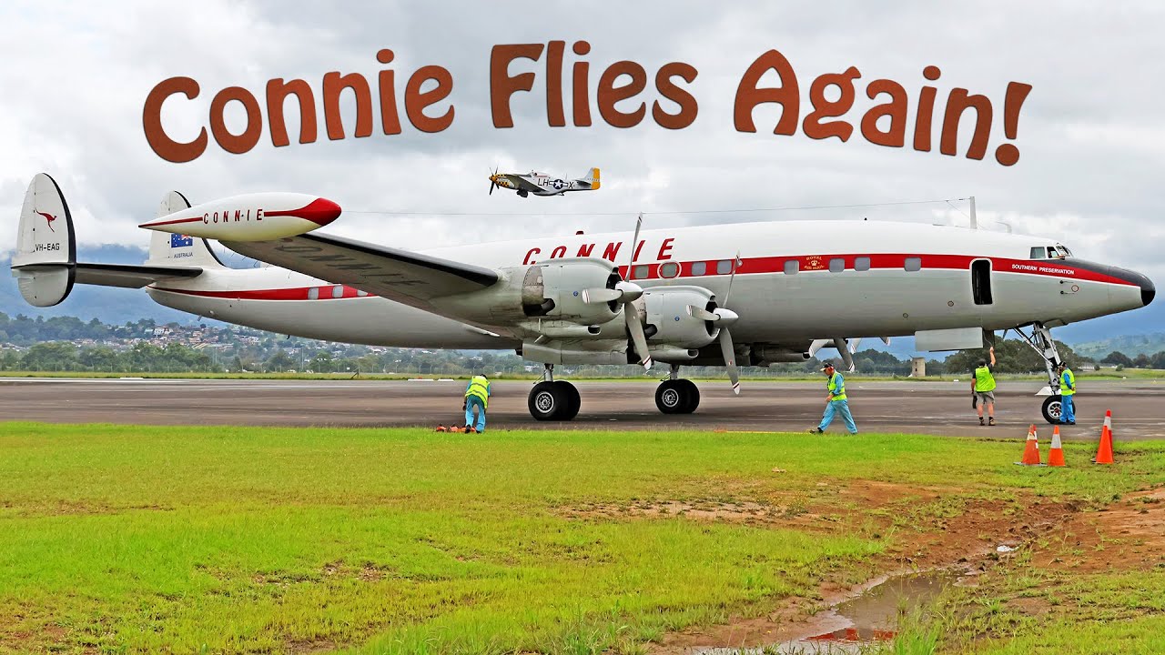 РЕДКИЙ полёт на Super Constellation на авиашоу Downunder 2024! ПОЛНЫЙ ДЫМОВЫЙ старт, взлёт и поса...