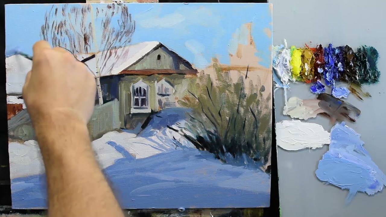 Impressionist Style Painting | Old House