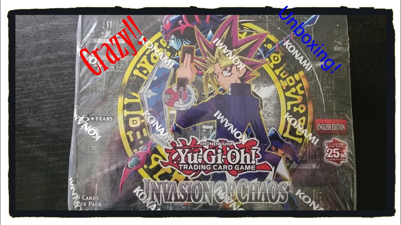 Insane Yugioh 25th Anniversary Invasion Of Chaos Unboxing