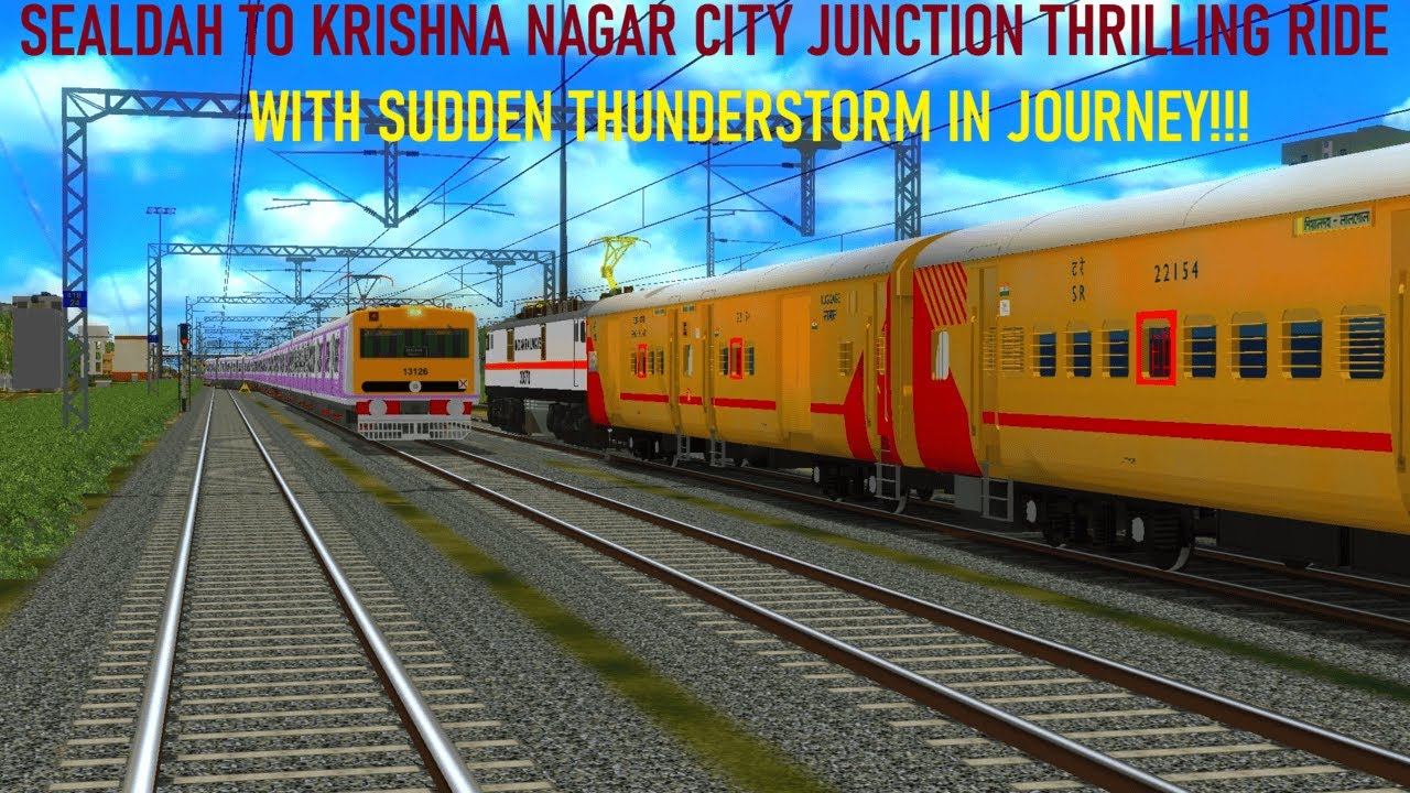 Action-Packed Ride In Sealdah Lalgola Passenger | Xings, Parallel Runs, Overtakes & High Speed Skips