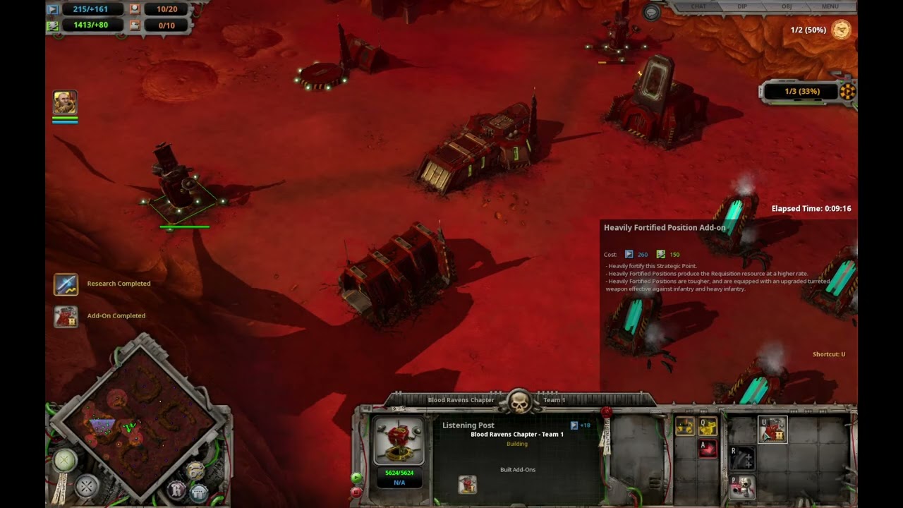 WARHAMMER 40K DAWN OF WAR SOULSTORM BLOOD RAVENS CAMPAIGN PART 11 TAKING OUT THE NECRON THREAT