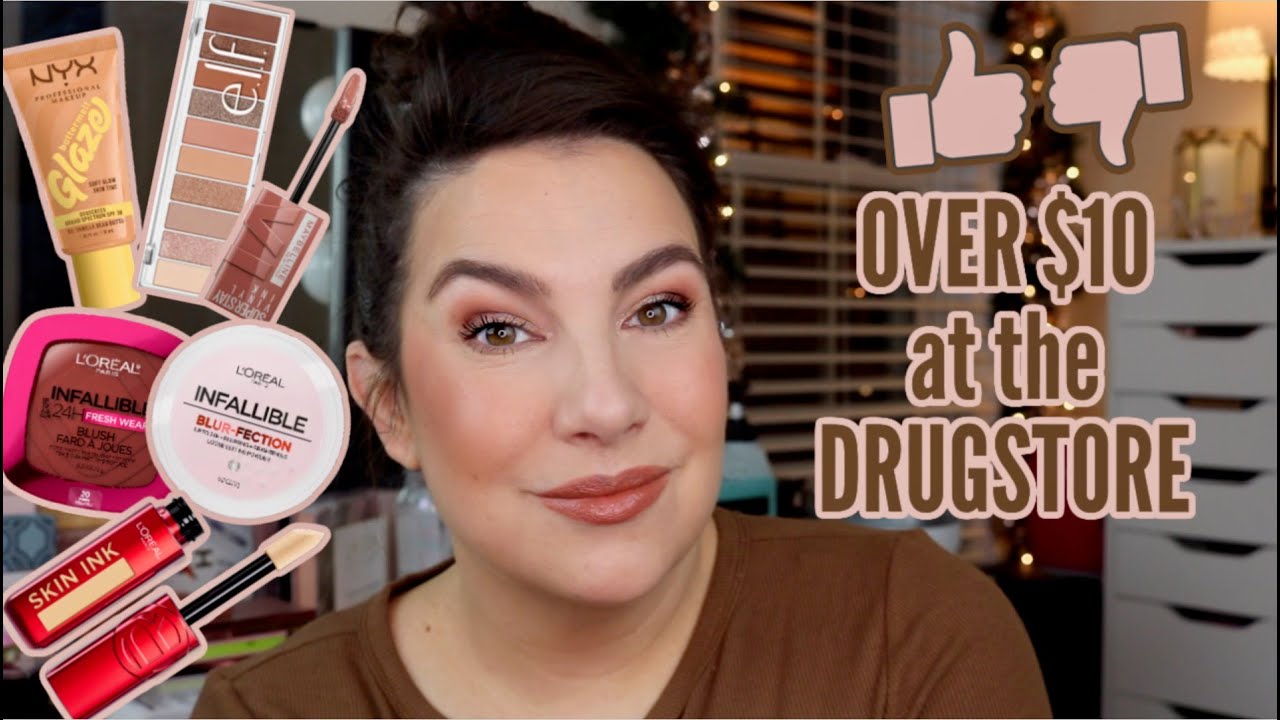 CLEAR CUT REVIEWS: OVER $10 Drugstore Makeup 👍 or 👎 GRWM