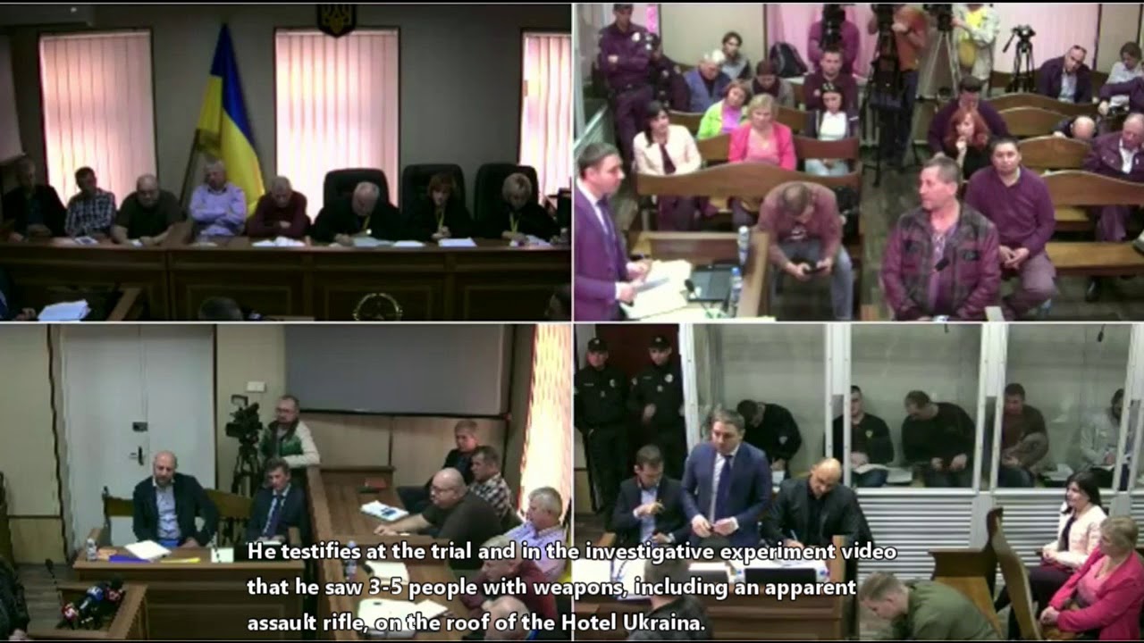 Maidan Massacre Trial & Investigation Testimonies about Snipers by 43 Wounded Maidan Protesters