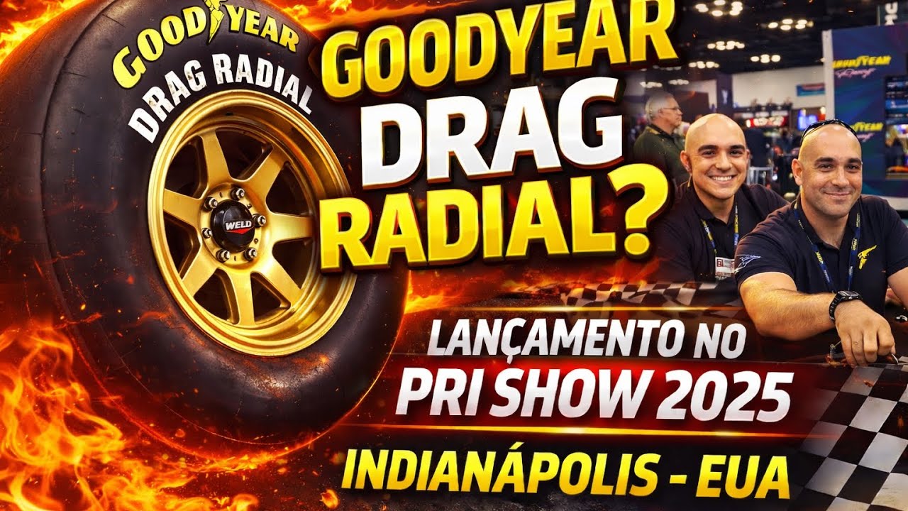 Pneu “Radial de Arrancada” mandrake? Confira o lançamento gigantesco da Goodyear/MT na 