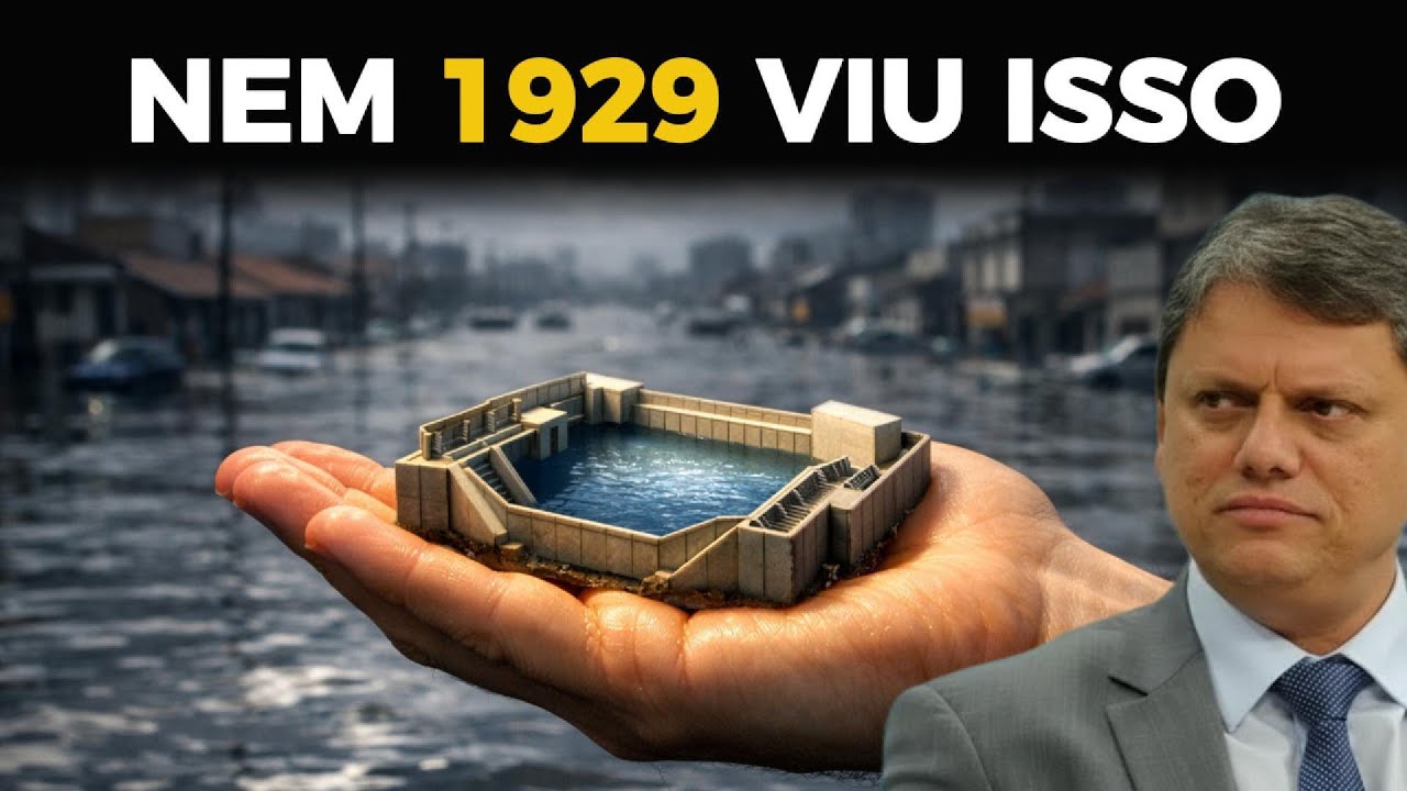 O MAIOR Piscinão da América Latina SP VENCE 170 Anos de Enchentes?